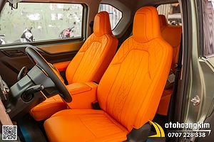 Đổi màu nội thất VF3 - Tông màu cam năng động