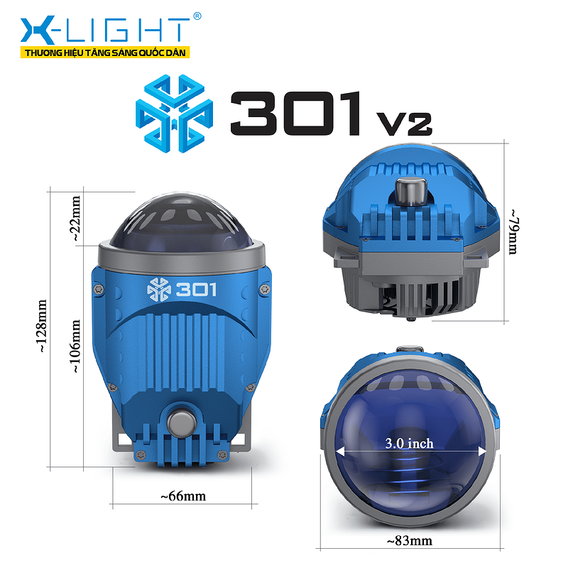Bi gầm led XLight 301 V2 