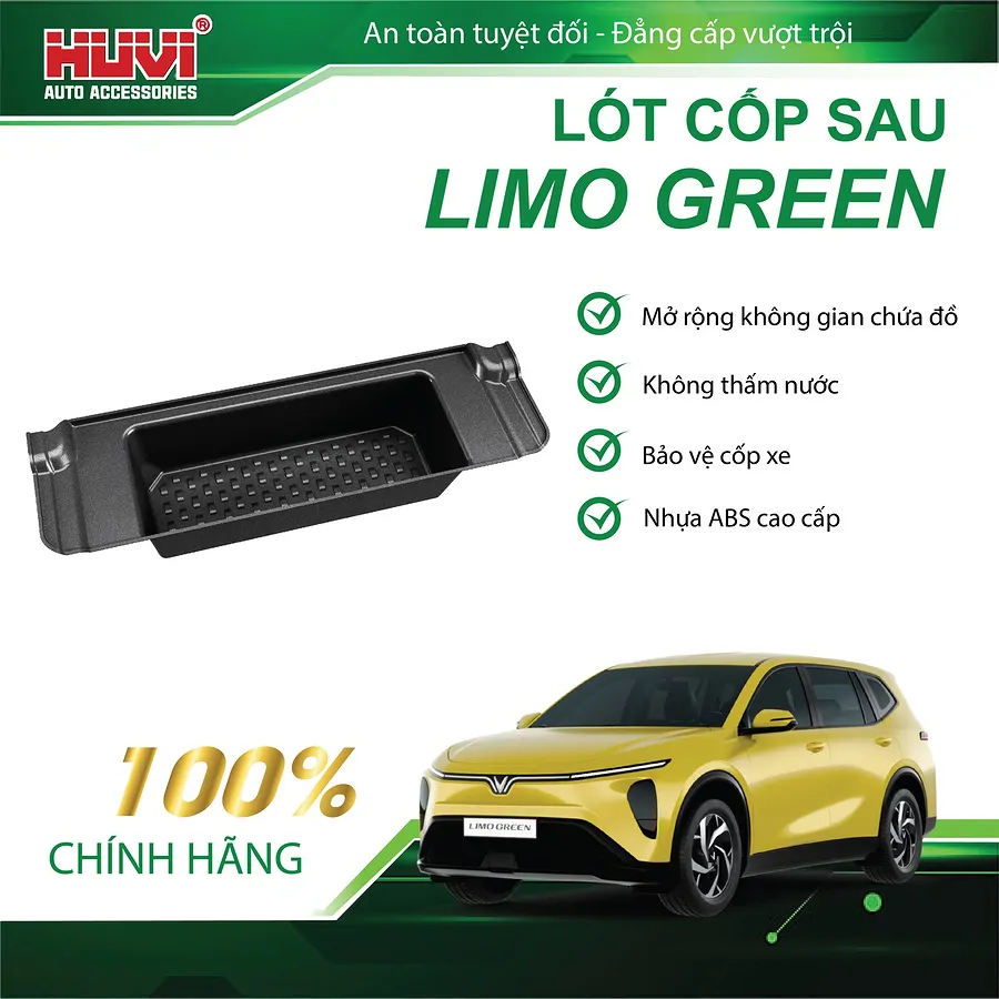 Cốp sau Limo Green Huvi - Mở rộng khoang cốp - Ảnh 6