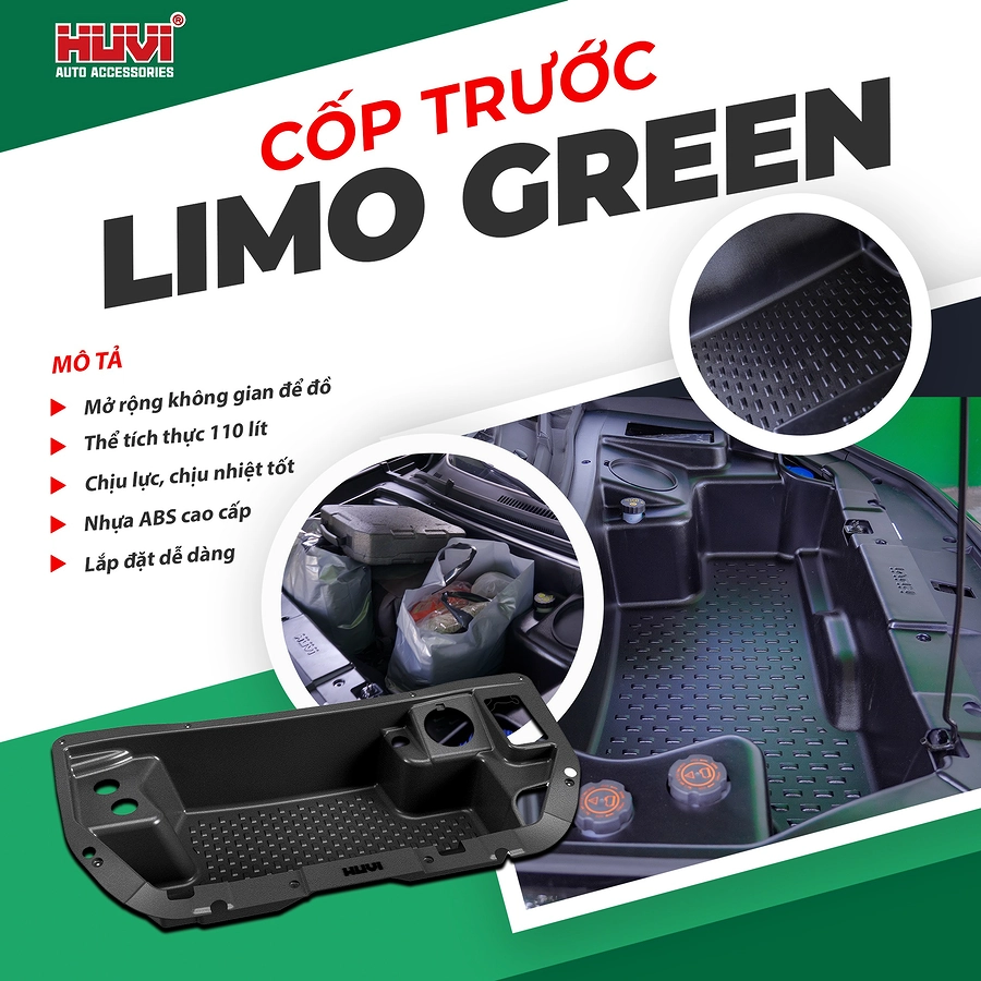 Cốp trước Limo Green Huvi 110L  - Ảnh 1
