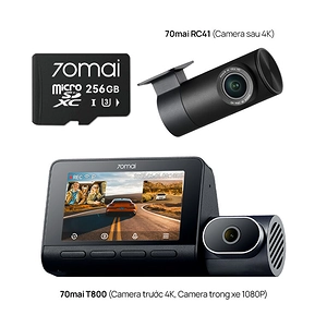 Camera hành trình 70mai T800 ghi hình 3 kênh 256G