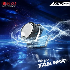 Bi LED Kenzo S500 Pro V2 | Đèn tăng sáng ô tô cao cấp