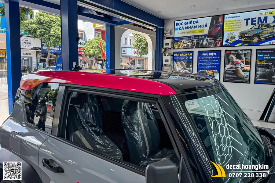 Tem xe VF3 thiết kế số 89 xám - hồng - Ảnh 4