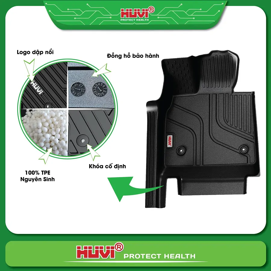 Thảm sàn Huvi BYD Sealion 6 2025 tràn viền - Ảnh 4