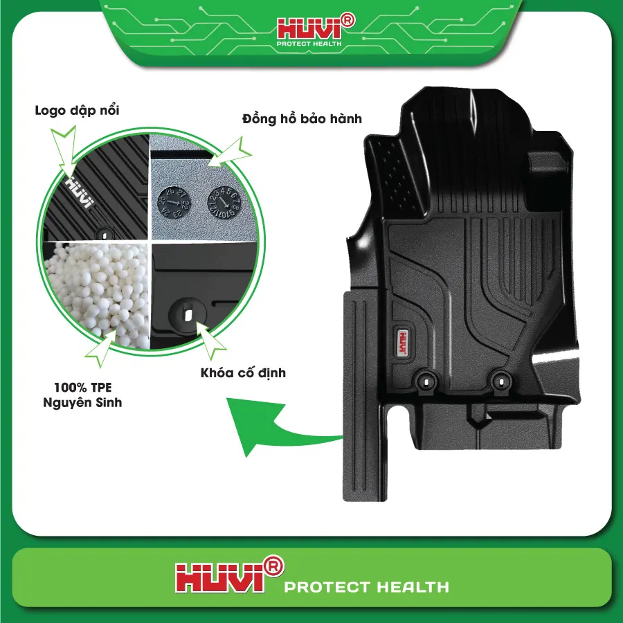 Thảm sàn Huvi Triton 2024+ tràn viền  - Ảnh 4