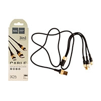 Dây Sạc Điện Thoại Hoco X26 3in1