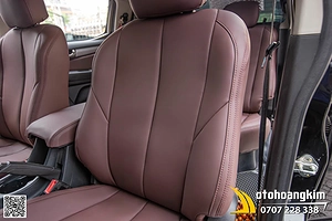 Bọc áo ghế da Nappa King Colorado - Màu nâu đỏ sang trọng
