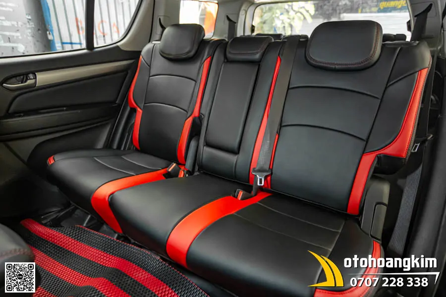 Bọc ghế da Chevrolet Trailblazer - Da Nappa King phối màu Đen Đỏ thể thao
 - Ảnh 4