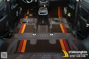 Thảm sàn 8D Toyota Fortuner - Màu Nâu sang trọng 