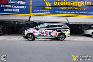 Dán tem quảng cáo Xpander - Chương trình "Điều ước của mẹ"