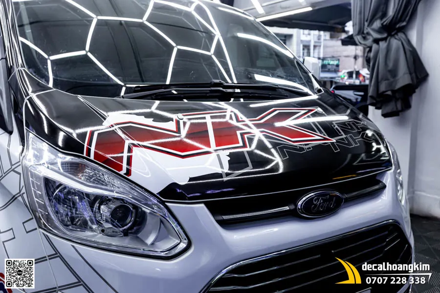 Dán tem trùm quảng cáo Ford Tourneo - Phong cách chuyên nghiệp - Ảnh 5