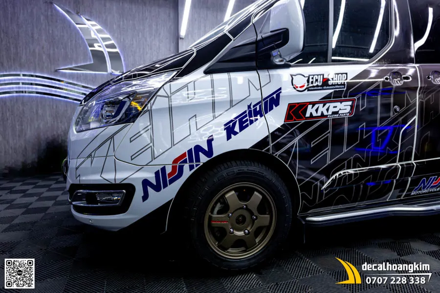Dán tem trùm quảng cáo Ford Tourneo - Phong cách chuyên nghiệp - Ảnh 4