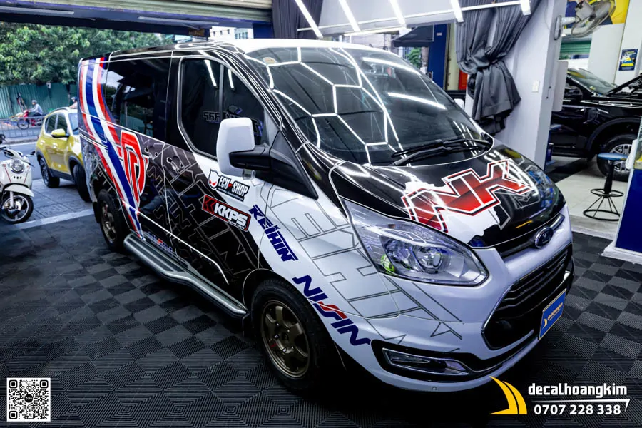 Dán tem trùm quảng cáo Ford Tourneo - Phong cách chuyên nghiệp - Ảnh 8