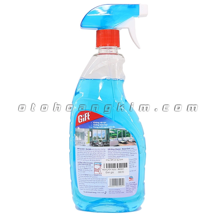 Dung dịch vệ sinh Gift Glass Cleaner / xịt lau kính 580ml