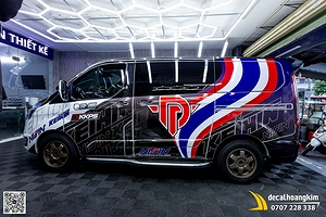 Dán tem trùm quảng cáo Ford Tourneo - Phong cách chuyên nghiệp