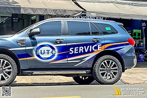 Dán tem quảng cáo Ford Everest - Thương hiệu EUTC chuyên nghiệp
