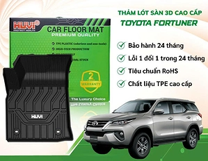 Thảm sàn Huvi Fortuner 2017+ đúc khuôn 