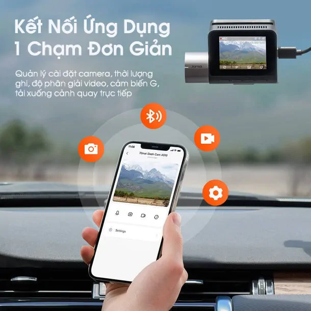 Camera hành trình 70mai A510 (combo) - Ảnh 7
