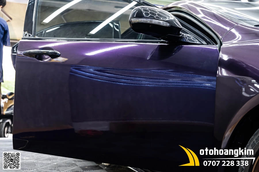 Acura Wrap đổi màu tím - Ảnh 1