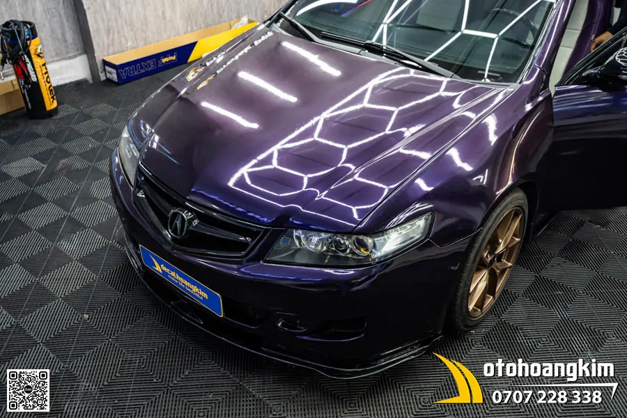 Acura Wrap đổi màu tím - Ảnh 6