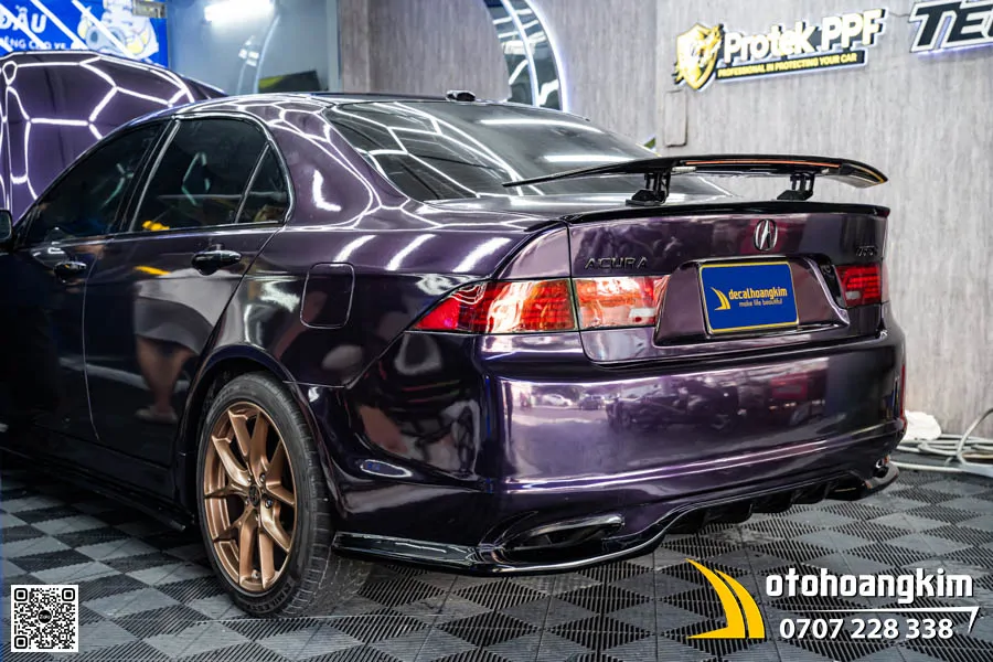 Acura Wrap đổi màu tím - Ảnh 3