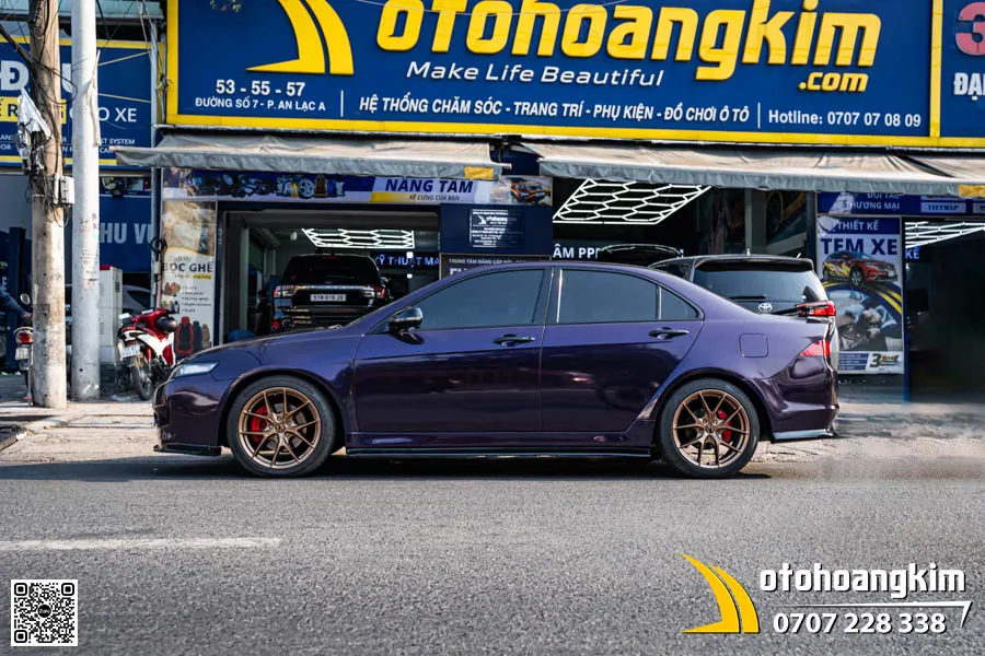 Acura Wrap đổi màu tím - Ảnh 11