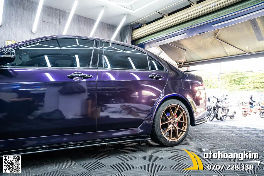 Acura Wrap đổi màu tím - Ảnh 7