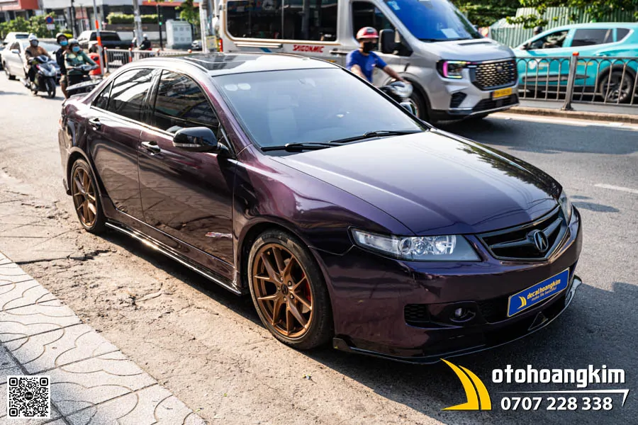 Acura Wrap đổi màu tím - Ảnh 9