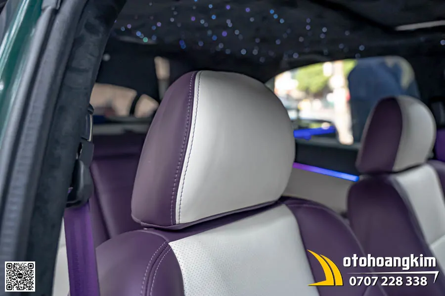 Đổi màu nội thất Acura - Tím Trắng - Ảnh 2