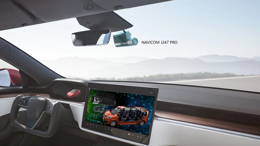 Camera hành trình Navicom J247 Pro 2K (trước - sau)  - Ảnh 4