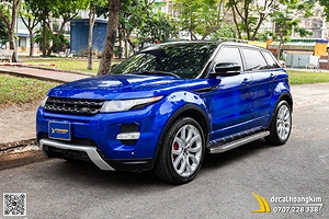 Range Rover Evoque dán đổi màu Xanh Dương bóng