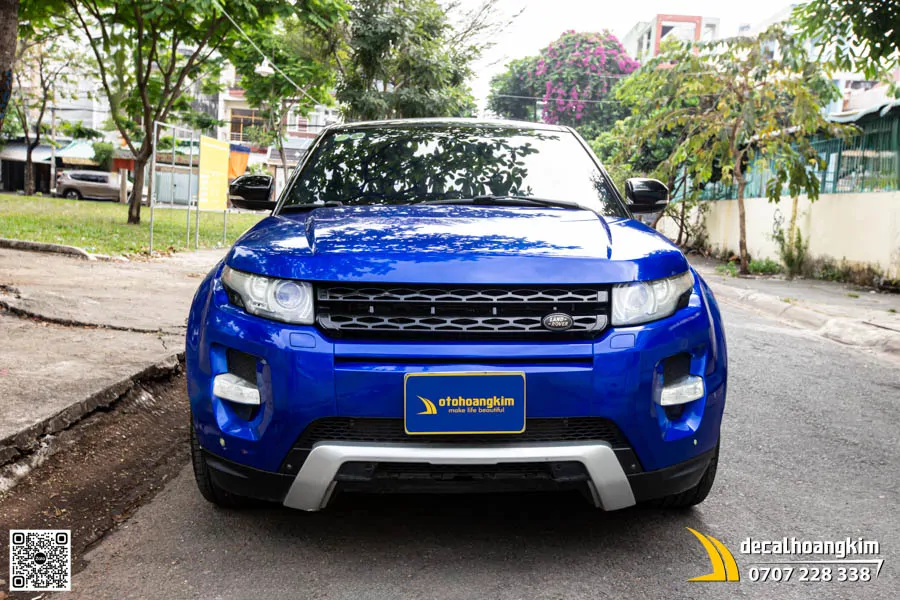 Range Rover Evoque dán đổi màu Xanh Dương bóng - Ảnh 7