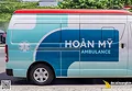 Dán tem quảng cáo Toyota Hiace Bệnh viện Hoàn Mỹ  - ảnh 4