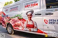 Dán tem quảng cáo Thaco Towner - Thực phẩm Cát Tiên sắc nét
 - ảnh 3