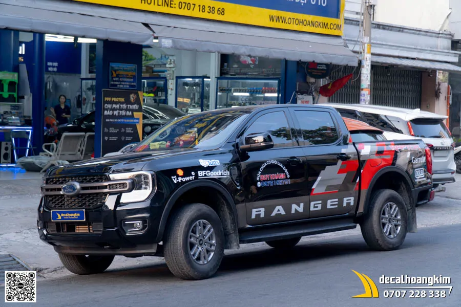Dán tem thiết kế Ford Ranger - Mẫu Raptor Đỏ Xám mạnh mẽ
 - Ảnh 4