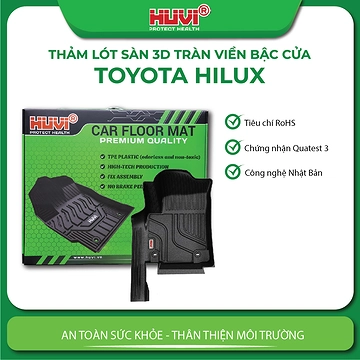 Thảm sàn Huvi Hilux 2026 tràn viền 