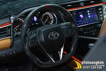 Bọc Vô Lăng Vân Carbon Xe Camry