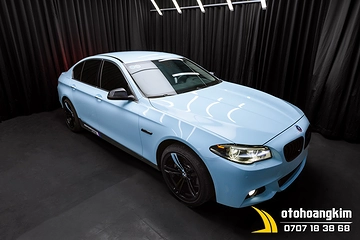 Dán Đổi Màu Candy Xanh Nhạt Xe Bmw