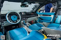 Đổi màu nội thất Honda Civic - Trắng xanh