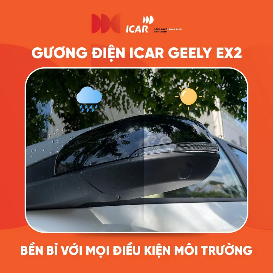Gương Chiếu Hậu Điện Tử ICAR Geely EX2 - An Toàn & Tiện Nghi - Ảnh 2
