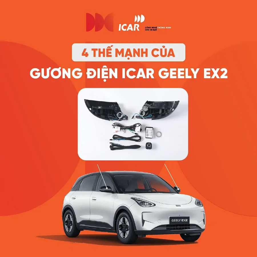 Gương Chiếu Hậu Điện Tử ICAR Geely EX2 - An Toàn & Tiện Nghi - Ảnh 6