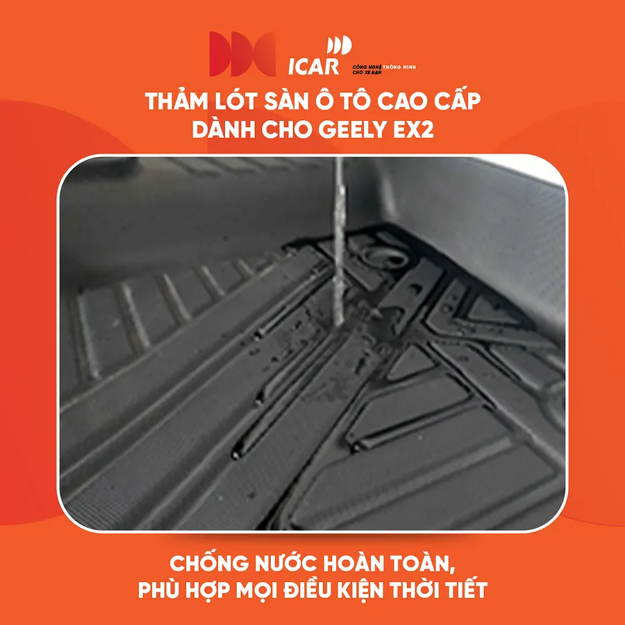 Thảm lót sàn ICAR cho Geely EX2 - Cao cấp, bền bỉ - Ảnh 3