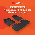 Thảm lót sàn ICAR cho Geely EX2 - Cao cấp, bền bỉ - ảnh 2