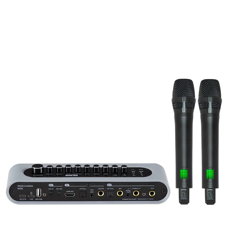 Bộ Karaoke SONCAMEDIA Mi36 - Âm Nhạc Đỉnh Cao Trên Xe - Ảnh 5