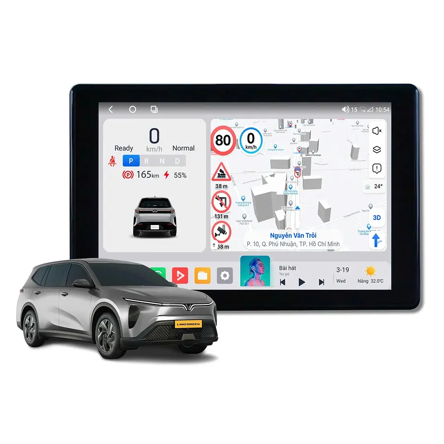 MHU Android Bravigo Limo Green / MPV7 360 - Ảnh 2