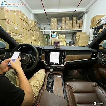 Android box HTD D12S Premium cho Volvo S90L B6 2022