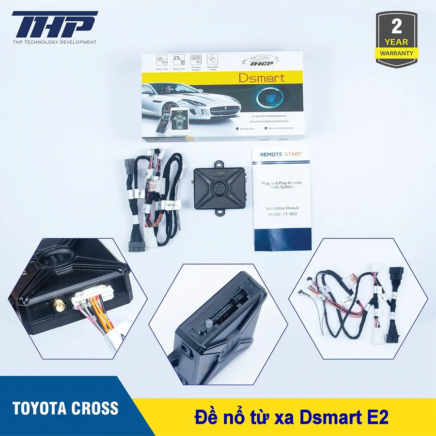 Hệ Thống Đề Nổ Từ Xa Dsmart E2 Cho Toyota - Ảnh 1
