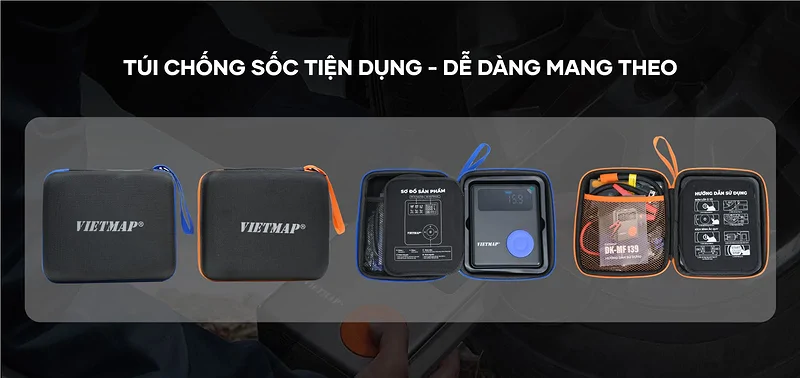 Kích Bình Bơm Lốp Vietmap DK-MF139 13000mAh