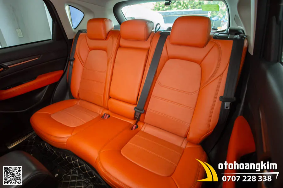 Bọc Áo Ghế Da Nappa King Microfiber - Soft Mazda CX5 - Màu Cam Thể Thao
 - Ảnh 3