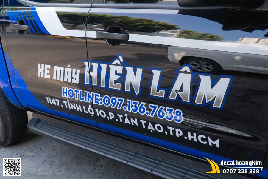 Tem Quảng Cáo Xe Máy Hiền Lâm Trên Ranger 
 - Ảnh 5
